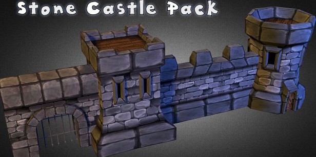 Medieval Castle Pack 3D Model
