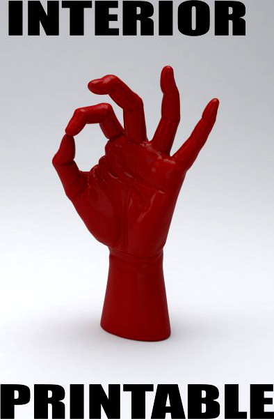 HandOKprintable 3D Model