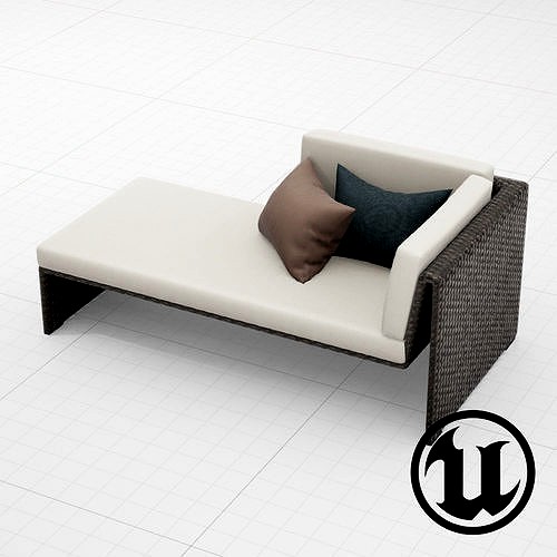 Dedon Slimline Lounge 001 UE4