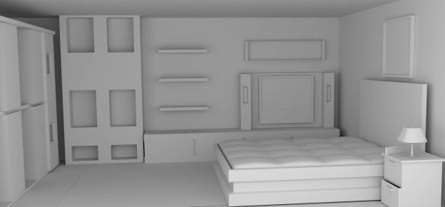 Bed Room 3D Model