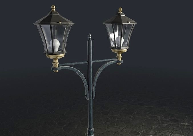 Standart Street Lamp whith double stand