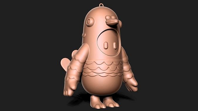 Fall Guy Keychain | 3D