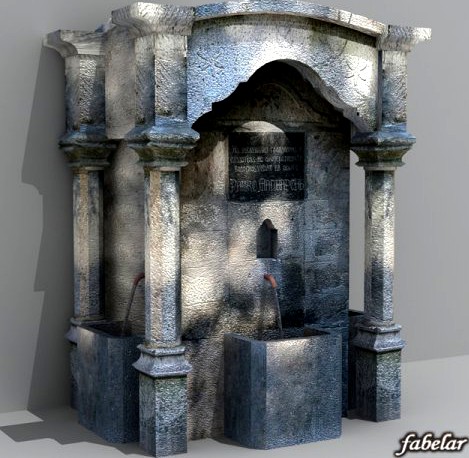 Fountain 4 3D Model