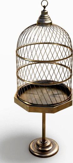 Decorative Birdcage 3D Model