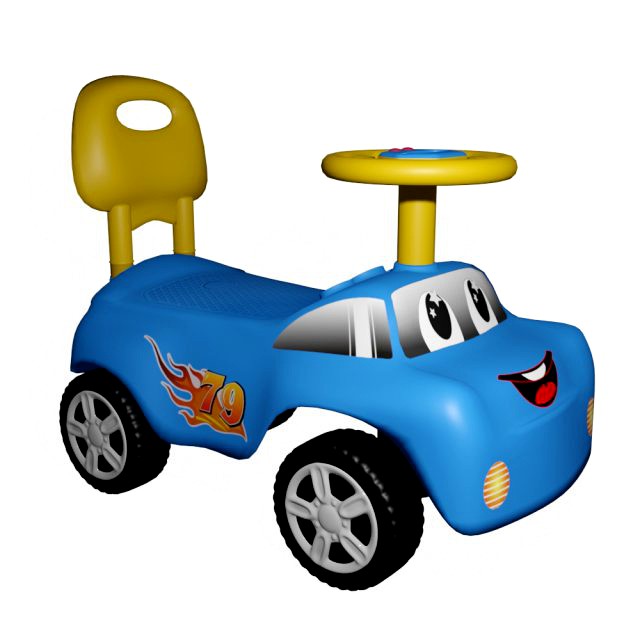 Childrens car for push-off for sports