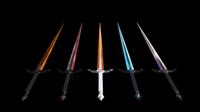Collection Dragon piercing sword