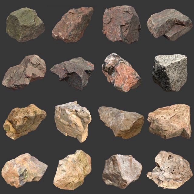 Many ordinary stones