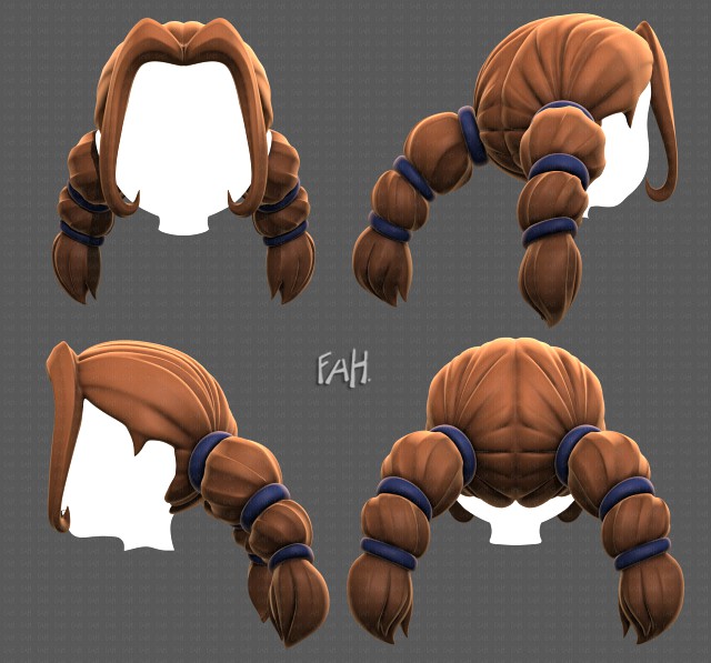 Base Hair for girl V24