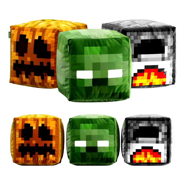 Minecraft ottoman set 004