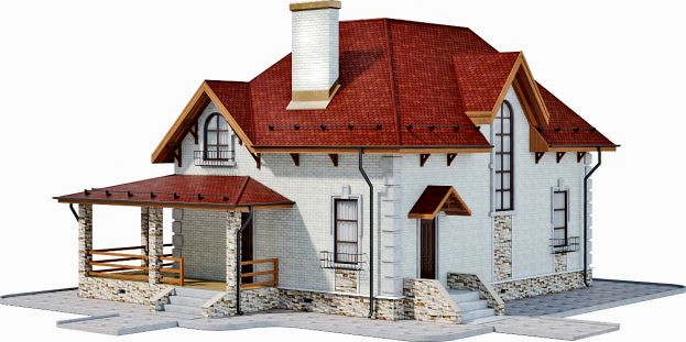 House Brick1 3D Model