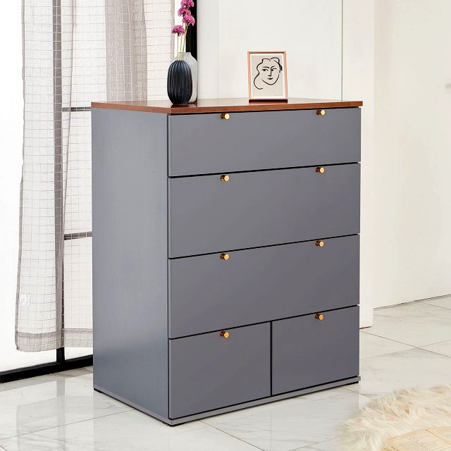 Alex 800 4-tier wide chest of drawers