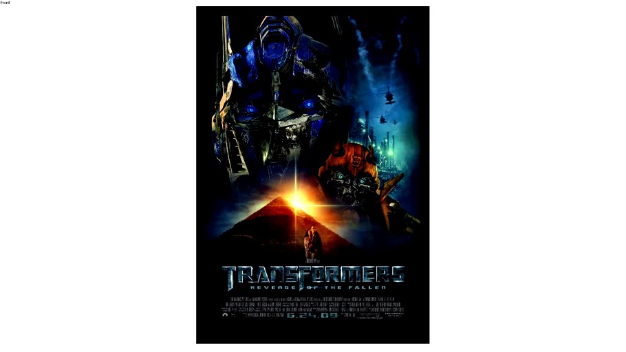 Transformers Revenge Of The Fallen Poster 3d model