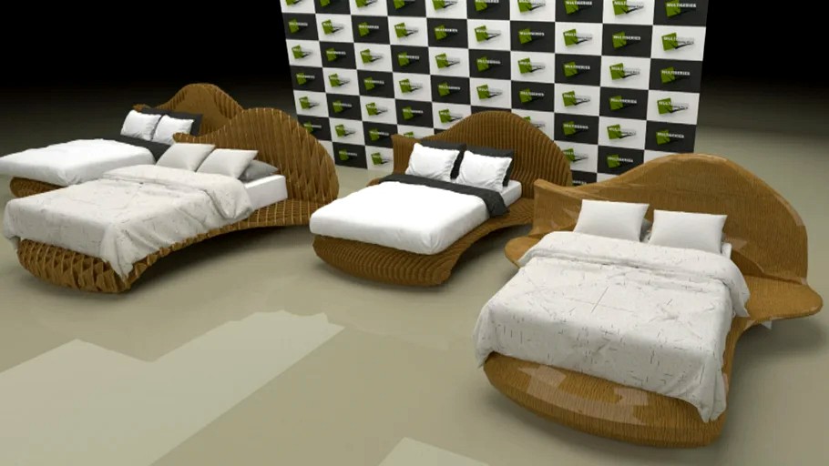Parametric Furniture - Bed Collection - Cama QUEENEE 11