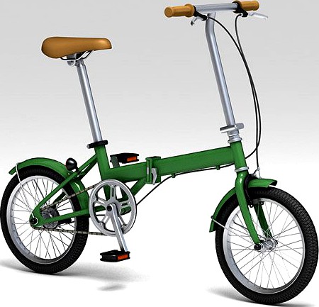 Folding bike 3D Model