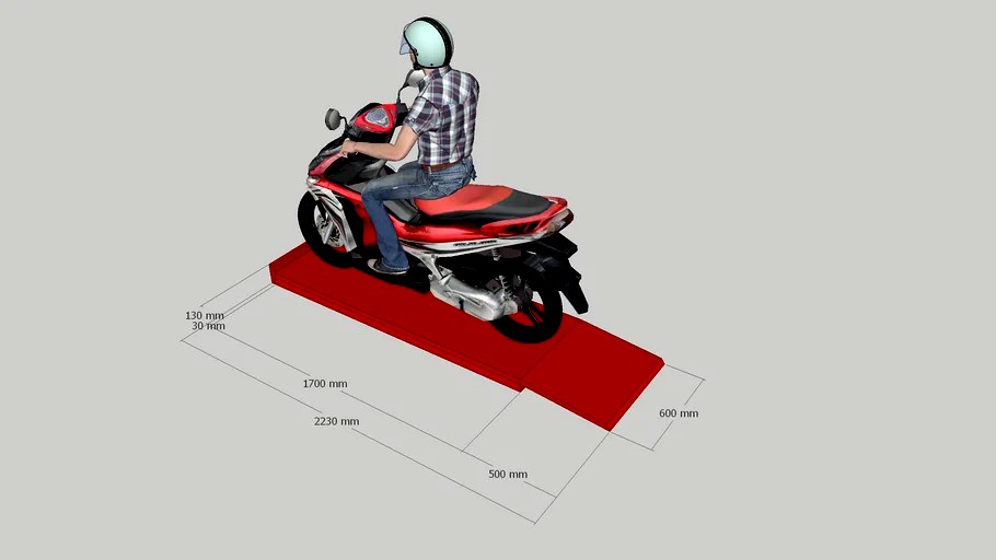 bàn nâng xe máy - bike table