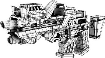 ARMY GUN 3D Model
