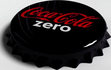 Cola Zero Bottle Tin Cap 3D Model