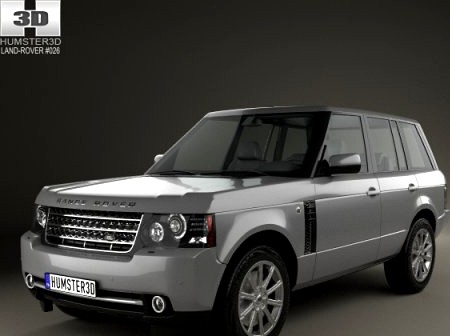 Land Rover Range Rover Supercharged 2009 3D Model