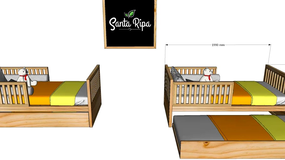 BI CAMA MARTIM TAMANHO SOLTEIRO