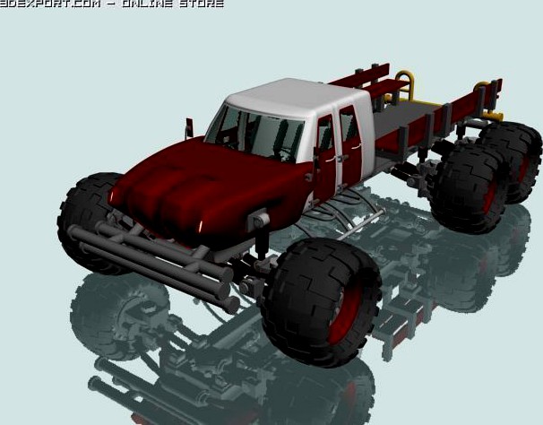 Ground transport 3D Model