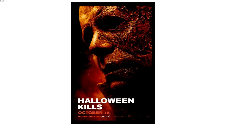 Halloween Kills Poster 3d Model