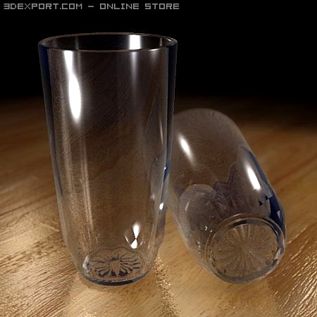 Glass Cup 3D Model