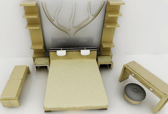 Bed 3D Model