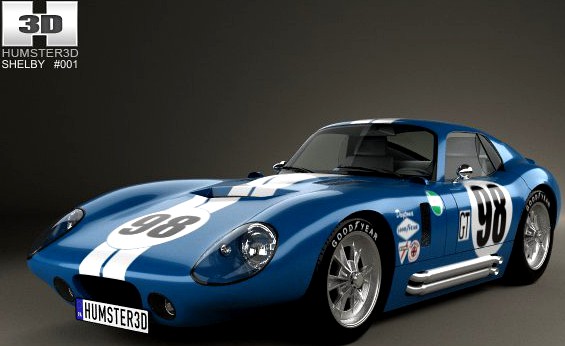 Shelby Cobra Daytona 1964 3D Model