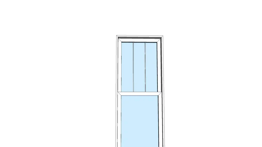 Contemporary Window 24 Inch by 60 inch