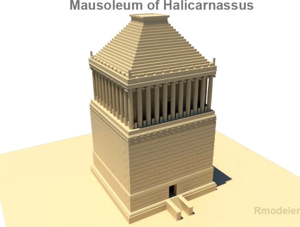Mausoleum of Halicarnassus 3D Model