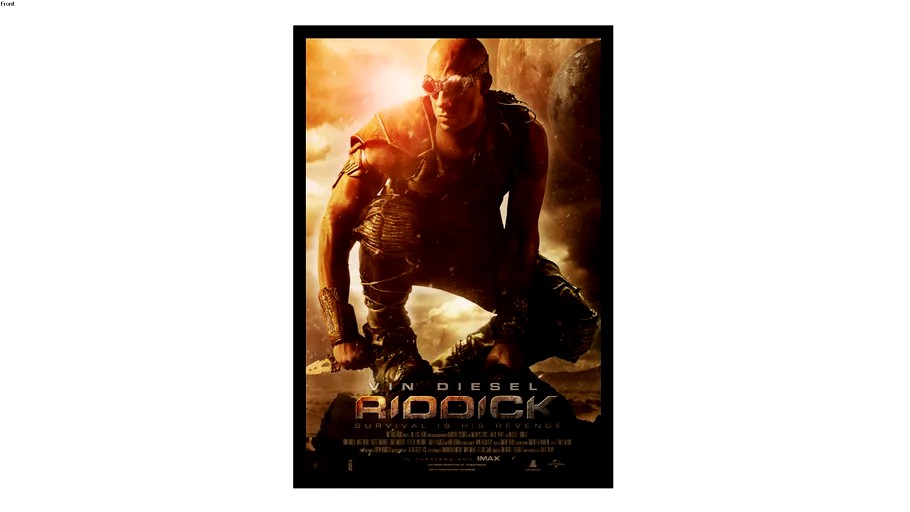 Riddick Poster 3d model