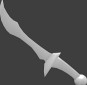 Lowpoly Dagger  Not Textured 3D Model