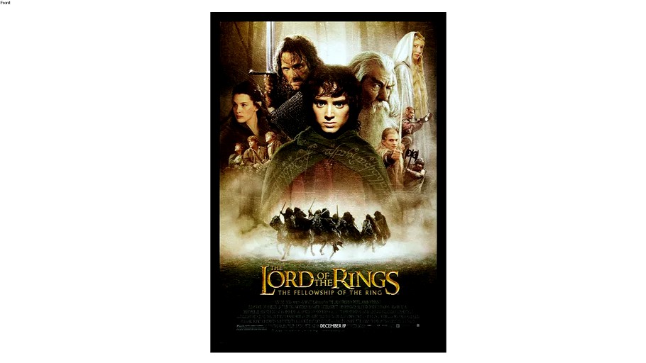 The Lord Of The Rings: The Fellowship Of The Ring Poster