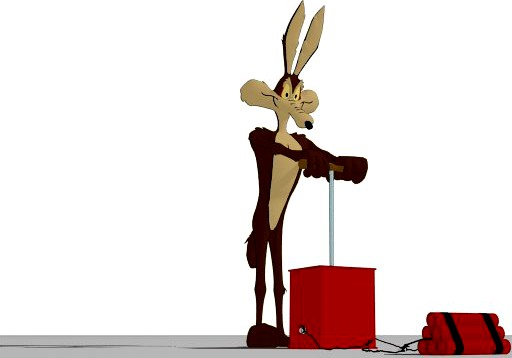 Wile e coyote 3D Model