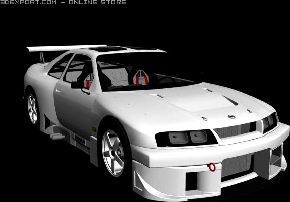 Nissan Skyline R33 GTR 3D Model