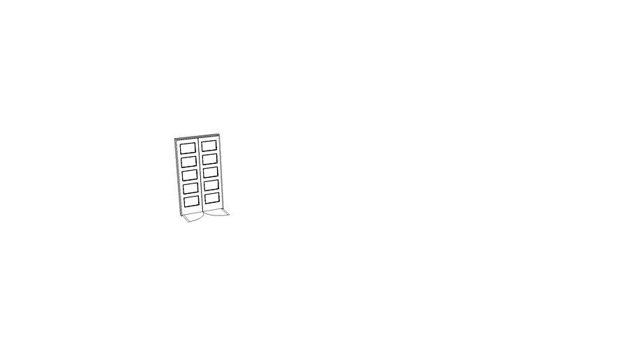 Lynden Door - Winthrop - Double 1'-10' Doors in 2x4 Frame