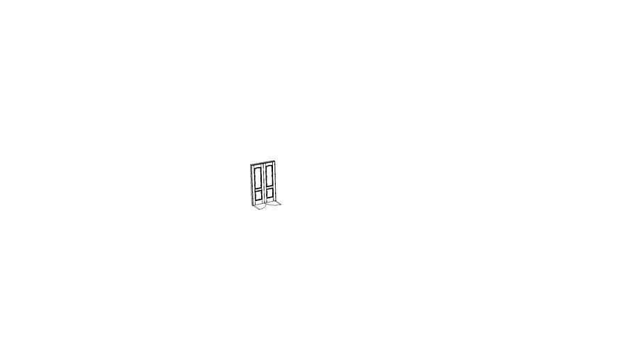Lynden Door - Blakely - Double 2'-0' Doors in 2x4 Frame