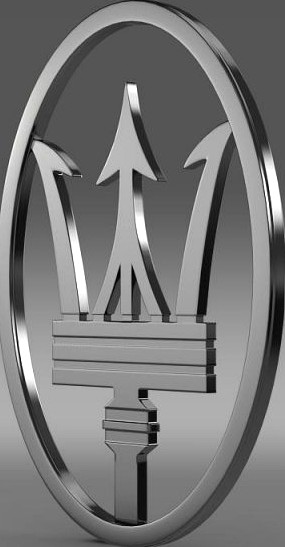Trident Logo 3D Model