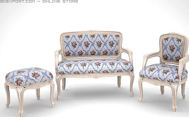 Furniture set 3D Model