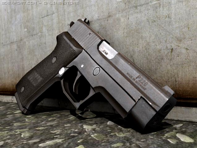 SIG Sauer P220 3D Model