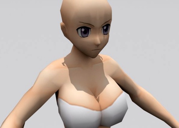 Female Anime 3D Model