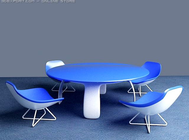 Kit to plastic furniture 3D Model