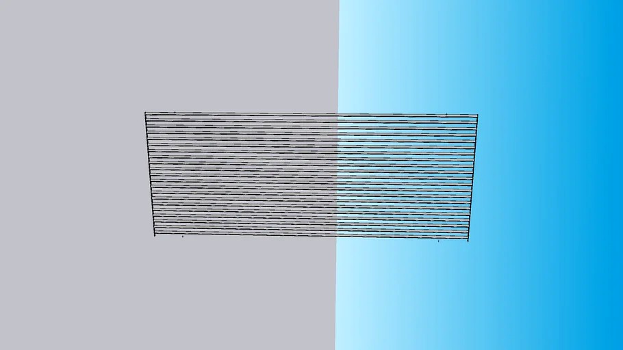 45° vertical louvers 2976mm (117.17')