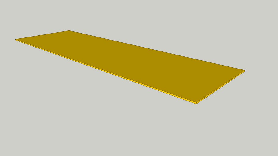 PIR isolatie 40mm 3d model