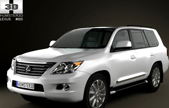 Lexus LX 570 3D Model