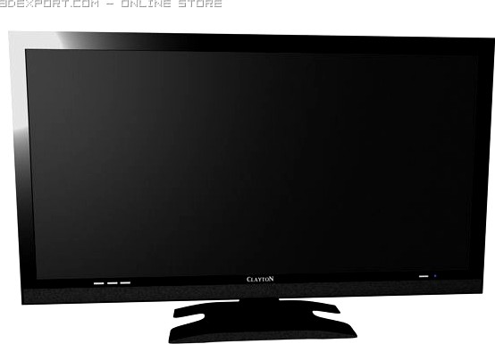 LCD TV 3D Model