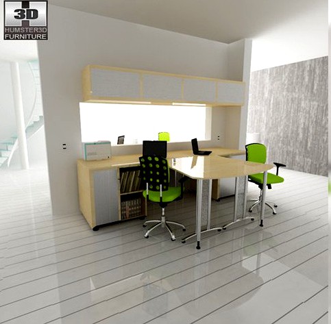 Office set 26 3D Model