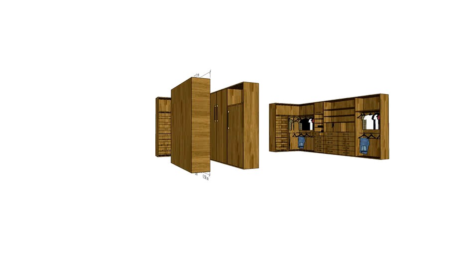 CLOSET VESTIDOR ARANDAS