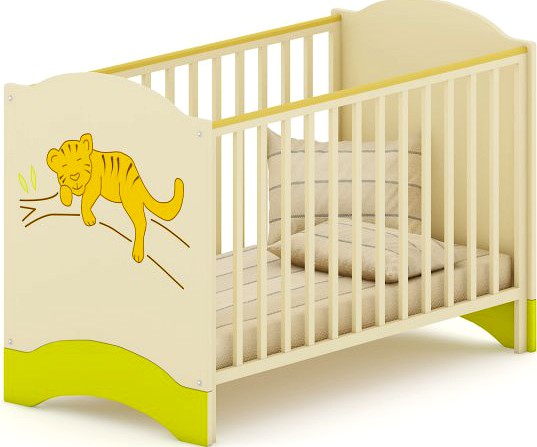 Baby Cot 3D Model