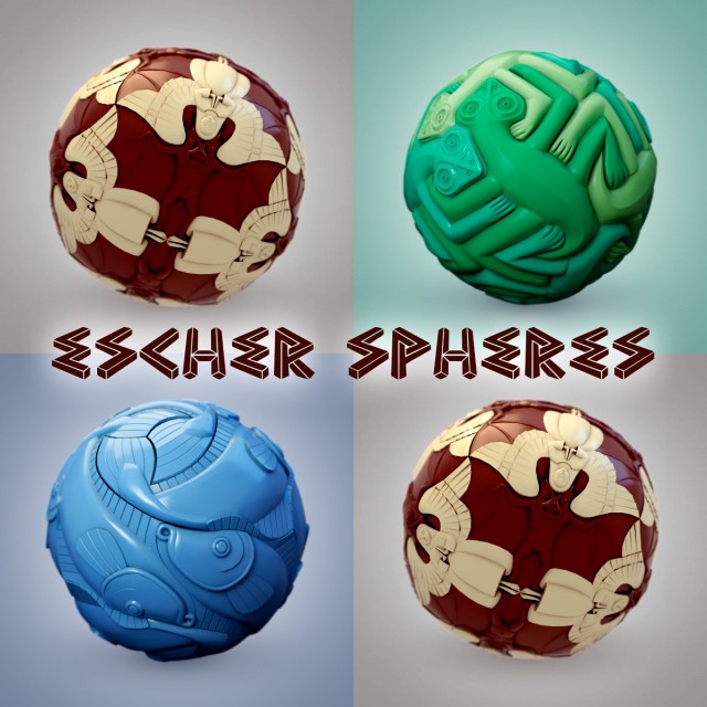 Escher Spheres animated